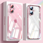 Clear Plating Phone Case for iPhone